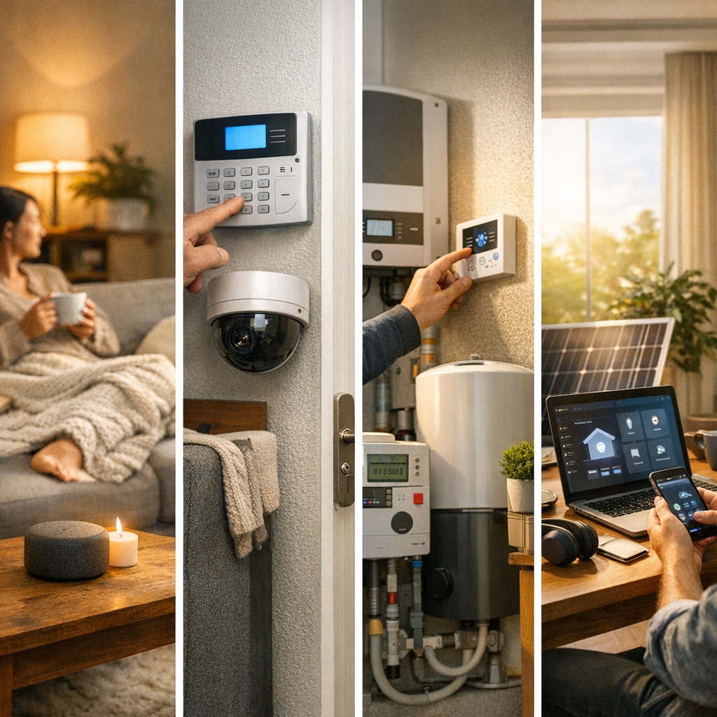 Confort, sécurité, énergie, autonomie numérique : ce que couvre vraiment chaque domaine