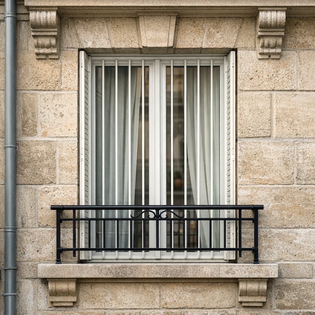 Barreaux de fenêtre : réglementation, garde-corps, assurance