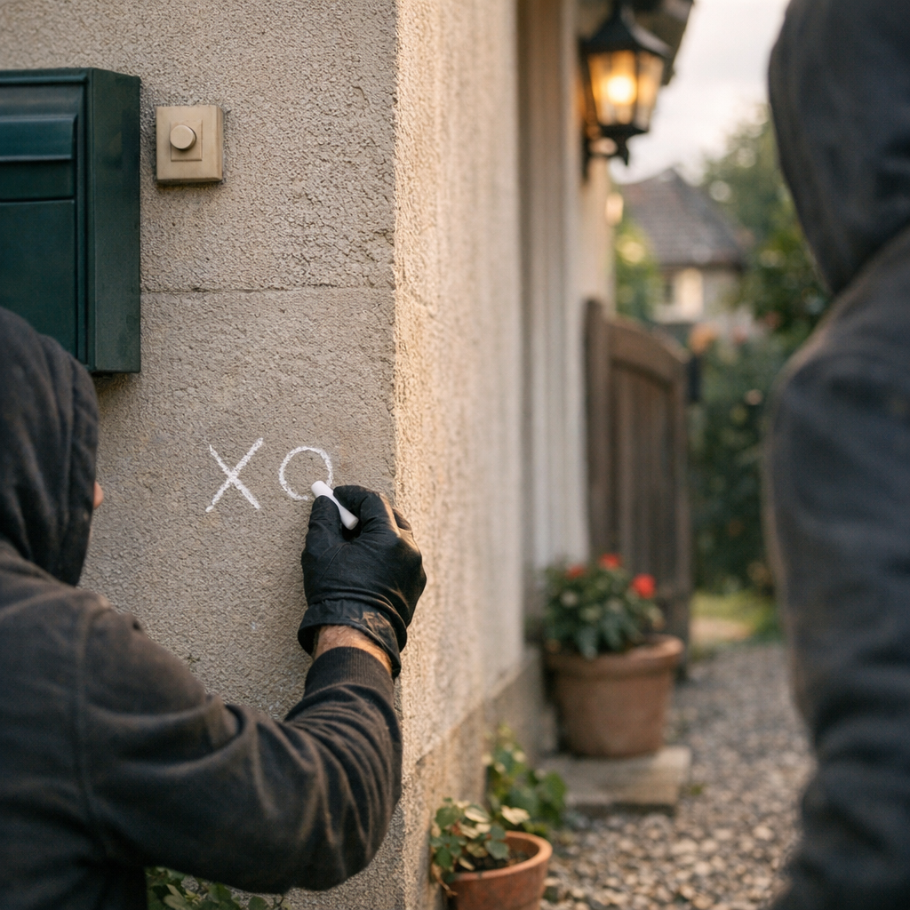 Comment les cambrioleurs marquent les maisons ?