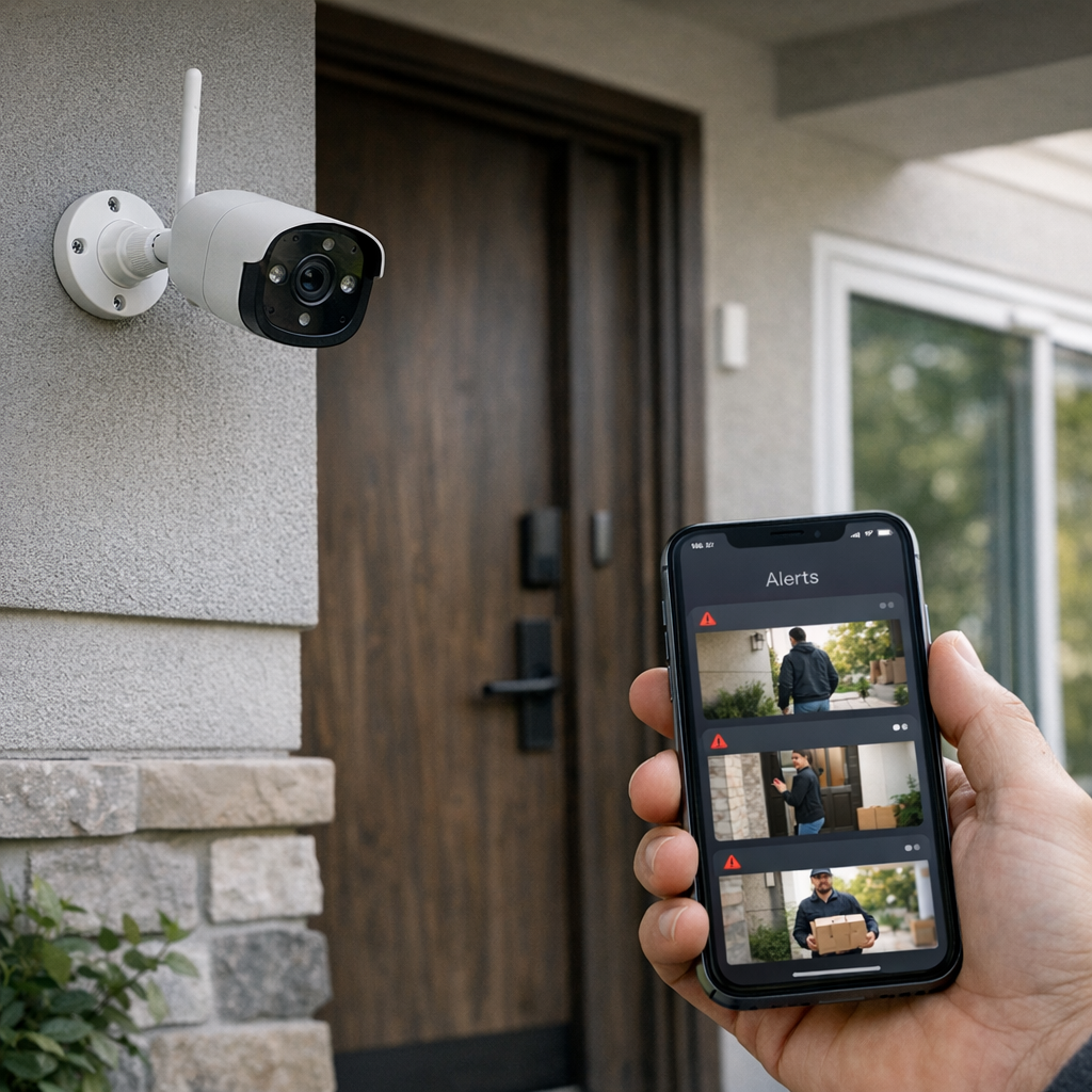 Caméra de surveillance sans fil : comparatif prix 2026