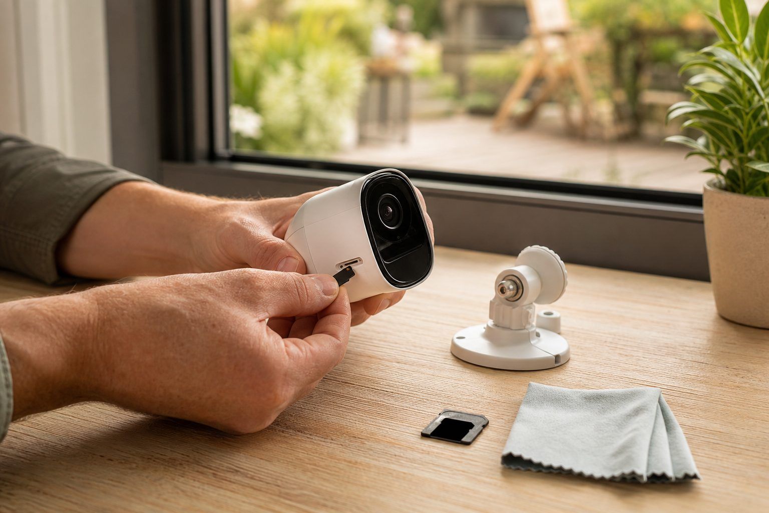 Installer, formater et entretenir la carte microSD de la caméra