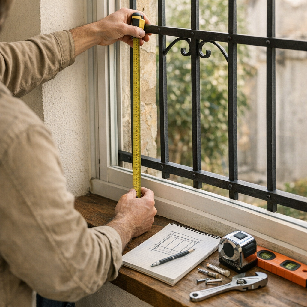Comment fixer une grille de fenêtre ?