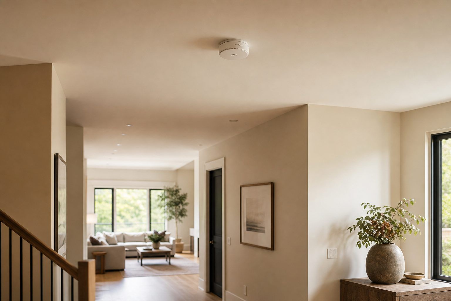 Mur ou plafond&nbsp; : installer le détecteur sans compromettre sa détection