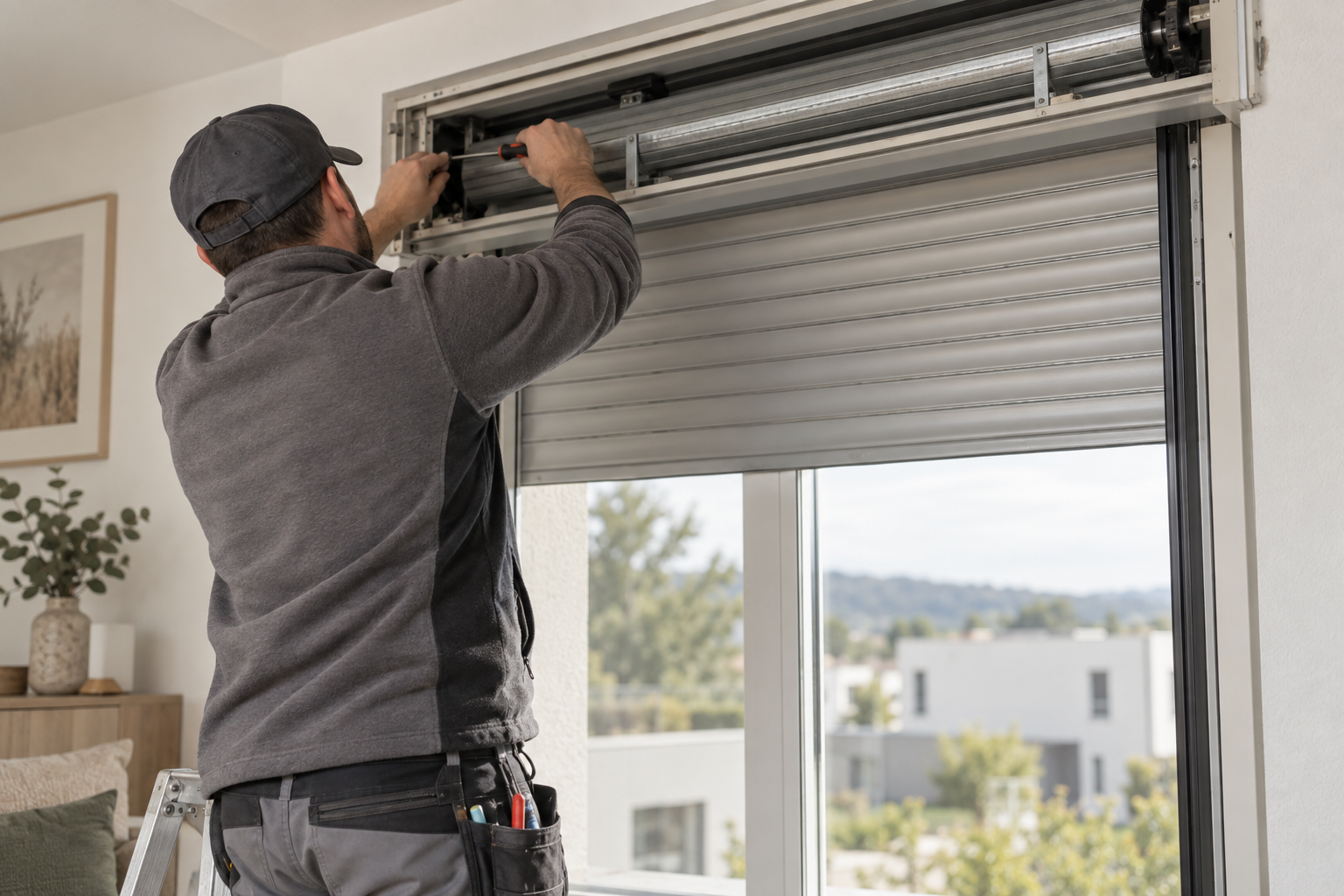 Volet roulant bloqué en haut : 5 vérifications utiles