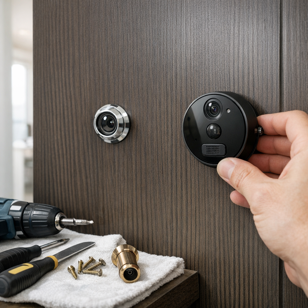 Quel Prix prévoir pour installer un Judas de Porte ?