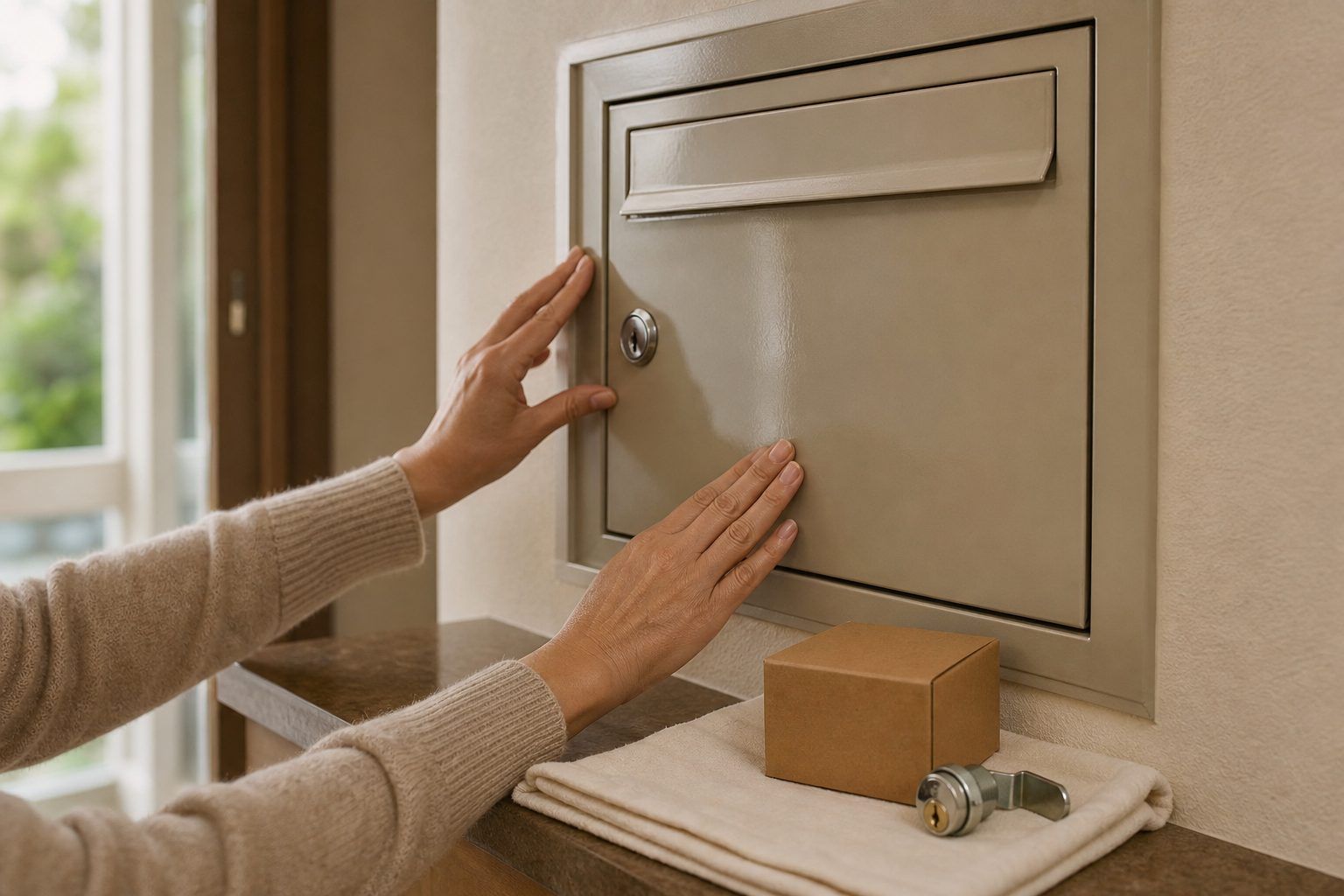 4. Remplacer une serrure de boîte aux lettres en 5 étapes, sans endommager la porte