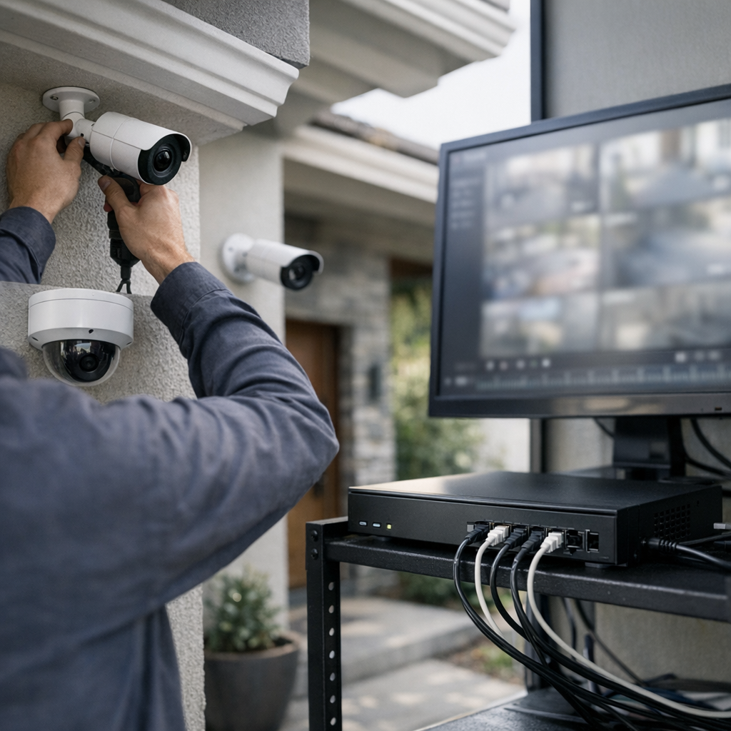 Système de vidéosurveillance avec Enregistreur : prix 2026